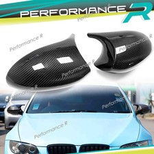 L+R Carbon Fiber Spiegelkappen Außenspiegel für BMW 3er E90 E91 E92 E93 vor LCI