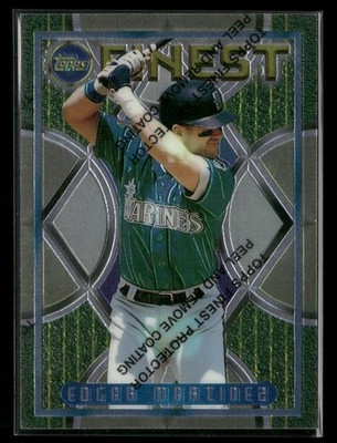 Edgar Martinez 1995 Finest #36 W/ Coating Seattle Mariners