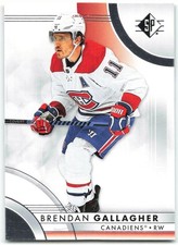 2023-24 SP Hockey #55 Brendan Gallagher Montreal Canadiens