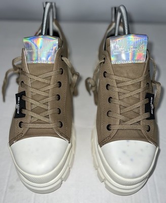 Palladium Revolt Lo TX Womens 9 EU 41 Olive Platform Lug Sneakers 97243-307-M