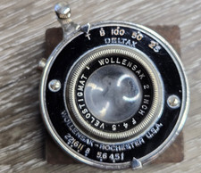 Wollensak 2" f/4.5 Velostigmat Lens w/ Deltax Shutter Vintage Rochester NY USA