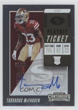 2018 Panini Contenders Rookie Playoff Ticket 31/99 Tarvarus McFadden Auto no9