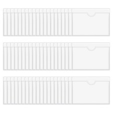 60 StüCk Selbstklebende Etiketten Halter Karten FäCher Etiketten Halter Dur8133