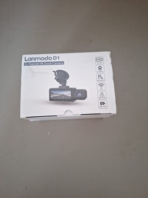 Lanmodo D1 3 Channels Dashcam Front Rear and Inside WiFi GPS