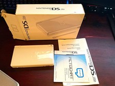 Nintendo DS Lite White cib (read desc) USG-001 w/ Box Manuals Stylus Charger