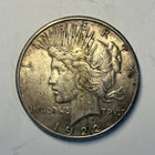 1922 S Peace Silver Dollar $1. 0.9 Silver Circulated Business Strike.