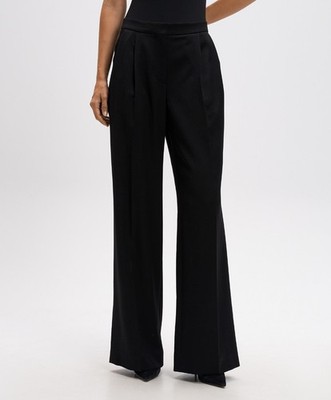 GIVENCHY Wide Leg Trousers Pleat Tailored Pants BW514Q15RE MSRP $1900