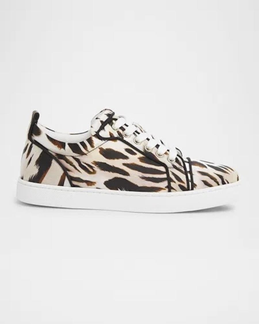 Christian Louboutin LOUISE ORLATO FLAT Gigi Cheetah Animal Leopard