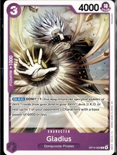 Gladius OP14-062 Common The Azure Sea's Seven Release Event Cards One Piece NM