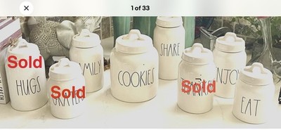 Huge Rae Dunn Canister Lot Artisan Collection By Magenta FARMHOUSE Decor