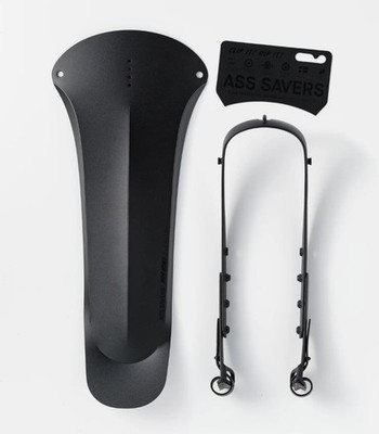 Ass Savers Win Wing MTB Hinterrad Tangente Clip-On Schutzblech 26''-29'' bis 3'' W: Stealth
