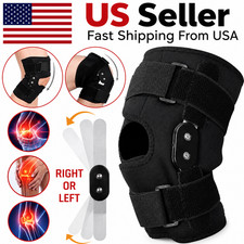 Knee Brace Compression Sleeve Hinged Joint Su...