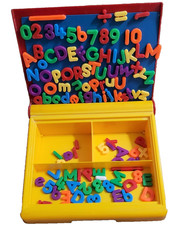 Centro de Aprendizaje Temprano de Colección Magnético Juego Escritorio Letras Magnéticas Números