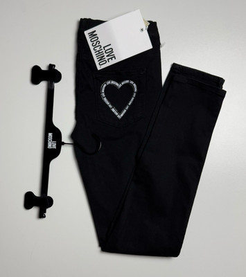 LOVE MOSCHINO, Jeans, Größe 26, Logo, Strass, mit Bügel und Etikett, NP 224 