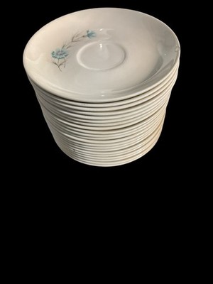 Taylor Smith & Taylor Ever Yours Boutonniere Saucers & Mugs 6 pcs each USA 1958