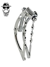 ORIGINAL LOWRIDER 12" Bent Retro 1" Chrome Suspension Fork w/Flat Twisted Bars.