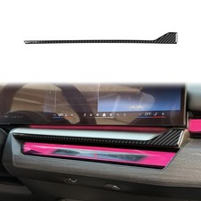 Real Carbon Fiber Navigation Screen Trim For BMW 5 i5 G60 G68 2024-2025