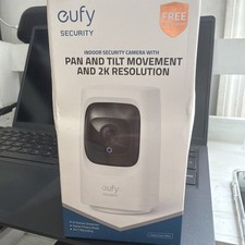 Eufy Indoor Security Camera Mini Pan  Tilt Movement  2K Resolution T8414J21 