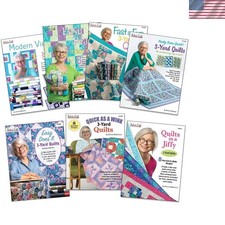 All-in-One 3 Yard Quilts Pattern Book Bundle - 7 Quick-Finish Designs Included