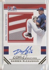 2017 USA Baseball Stars & Stripes Jersey Prime /25 Darren McCaughan #1 Auto 0i76
