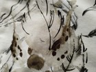 CHICO's (White/Charcoal/Olive) FLORAL Print CROP Pant Sz 2.5 (L) 22 Inseam — photo 4