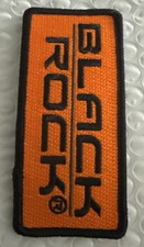 Black Rock Wheels Orange & Black Embroidered patch