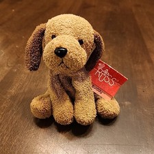 Russ Luv Pets BUDDY Brown Puppy Dog Mini Beanbag Plush Toy