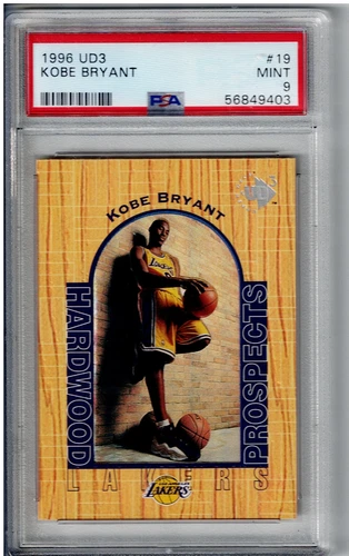 #19 KOBE BRYANT rc 1996 97 UD3 PSA 9 rookie