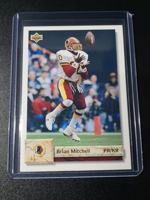 #290 - Brian Mitchell - Upper Deck 1992 - Washington Commanders 