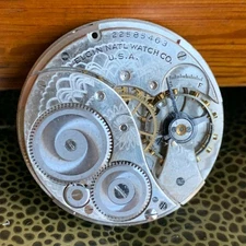 1920 Elgin Grade: 303 12S 7 Jewels Pocket Watch Movement Runs