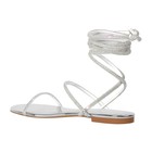 Women's Flat Diamante Strappy Sandals Ladies Lace up Sparkly Glitter Shoes US8 — photo 3