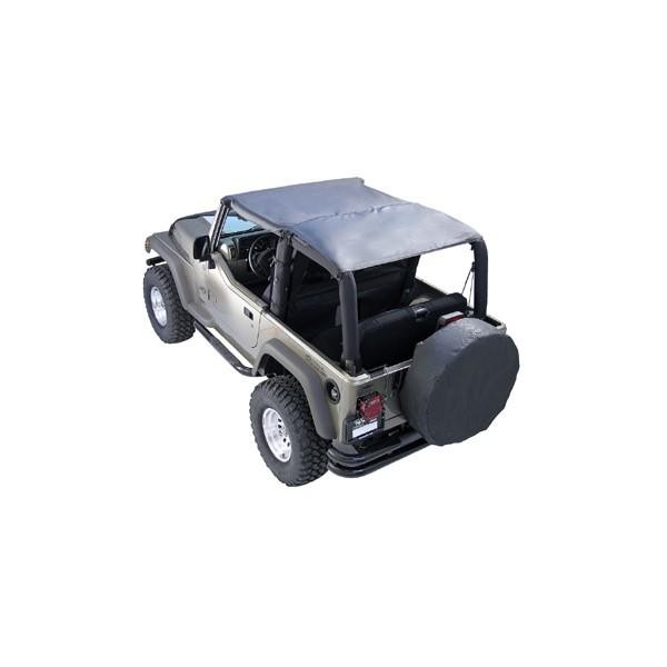 Roll Bar Top gris haute résistance pour Jeep Wrangler YJ 92-95