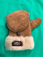 New 1 UGG LEFT Side Glove Mitten ONLY Lined Brown sheepskin L/ XL