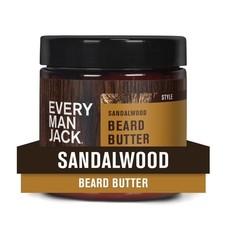 Sandalwood Beard Butter for Men Styling and Softening Balm 4 oz