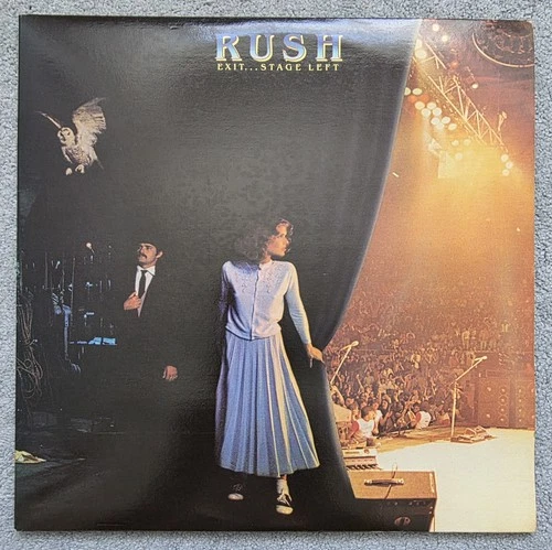 Rush Exit Stage Left 1981 Canadian Anthem Robert Ludwig Original Vinyl Double LP