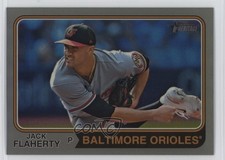 2023 Heritage High Number Silver Bordered Chrome Refractor Jack Flaherty 1t1j