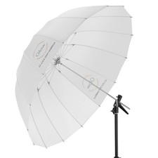 Glow Easy Lock Large Deep Translucent Fiberglass Umbrella 51" 