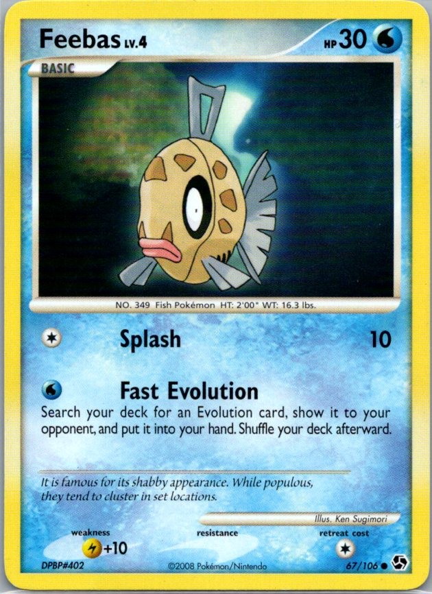 Feebas 67/106 Common Great Encounters 2008 LP