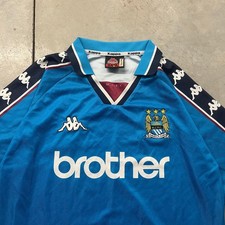 VINTAGE MANCHESTER CITY 1997/1999 HOME SHIRT