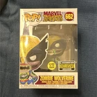 Funko Pop! Marvel Zombies Zombie Wolverine #662 Glow Entertainment+pop protector