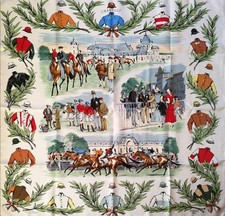 HERMES Carre 90 Silk 100 Scarf Multicolor Authentic G1207948