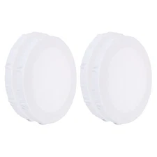 4 x Painting Canvas Panels 6x6 Inch Round Blank Art Board White