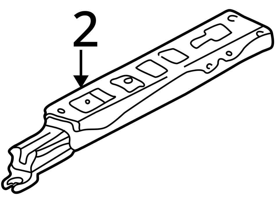 2000-2005 PONTIAC OLDSMOBILE GRAND AM ALERO ADJ ASM D/ST INR 6 ПУТЬ 16818121 НОВЫЙ - Изображение 3 из 3