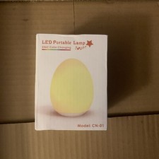 Night Light for Kids, Baby Egg Light with 7 Colors Changing Mode  Stepless D...