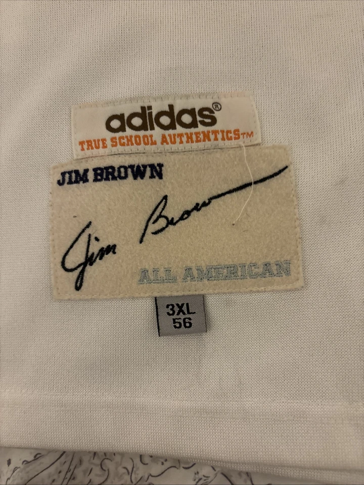 Jim Brown Syracuse Adidas True School Authentics College Jersey 3XL56 - Image 3 of 4