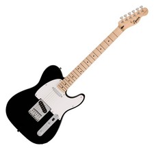 Squier by Fender Sonic Telecaster Black MN Einsteiger E-Gitarre SS