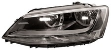 Fits Volkswagen Jetta Headlight Black Left Nearside Passengers 2014-2018