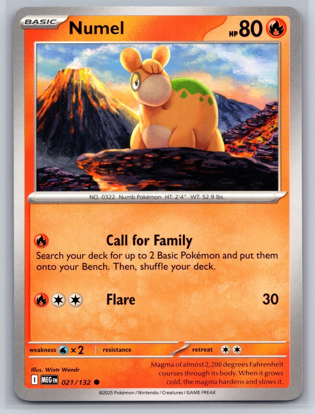 Numel Pokemon ME01: Mega Evolution #021/132