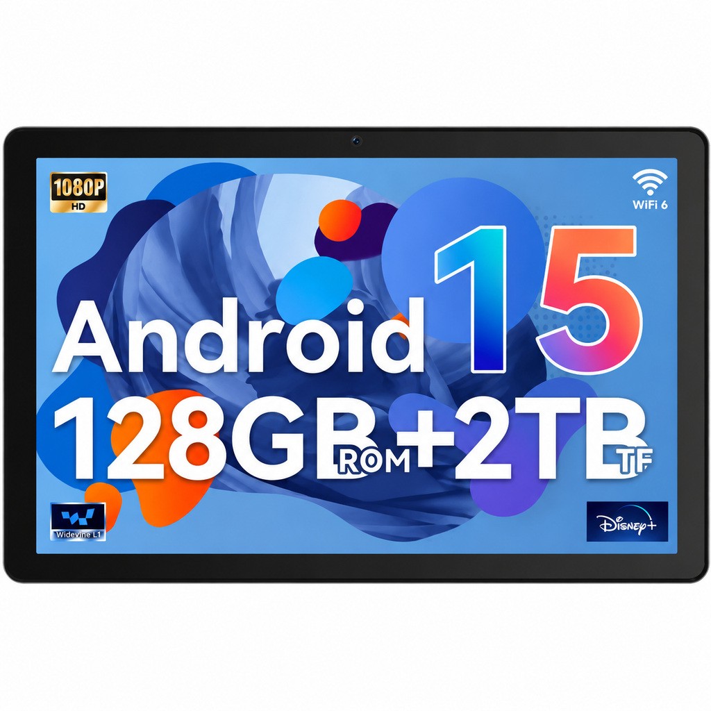 Tablet Android 15 Tablet 24GB RAM 128GB ROM 2TB TF 10 Inch Tablet