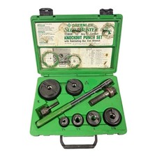 Greenlee 7238SB Slugbuster Knockout Punch Set 1/2"  2" Complete Used Working